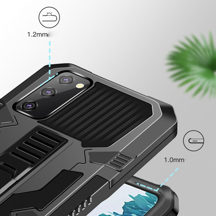 For Samsung Galaxy Note20 Ultra Vanguard Warrior All Inclusive Double-color Shockproof TPU + PC Protective Case with Holder(Black) - Galaxy Note20 Ultra Cases by PMC TechLife | Online Shopping South Africa | PMC TechLife | Buy Now Pay Later Mobicred