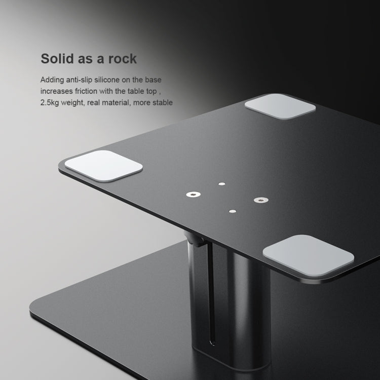NILLKIN N6 Adjustable High Desk Laptop Monitor Stand Holder (Silver)