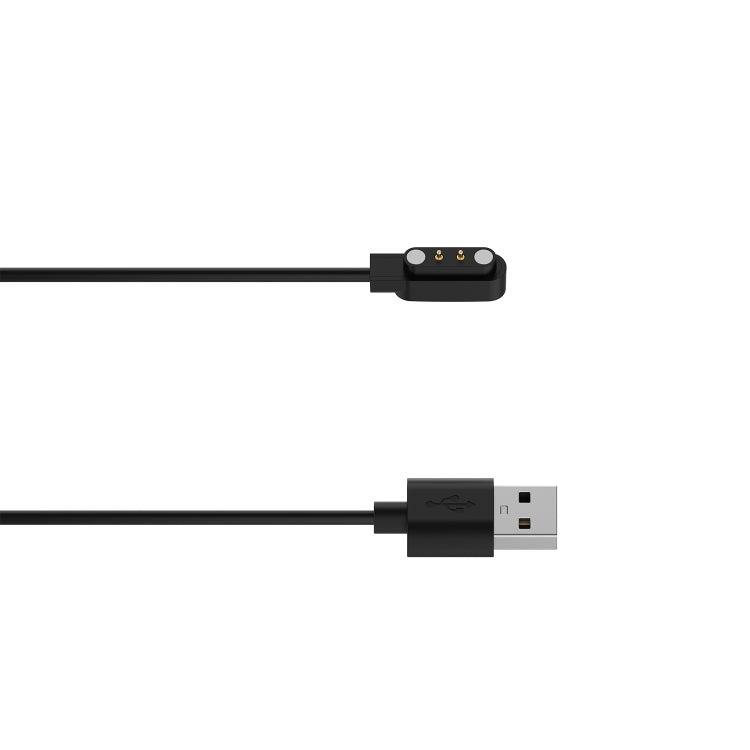 For Willful IP68 / SW021 / ID205U / ID205S USB Magnetic Charging Cable, Length: 1m(Black) - Charger by PMC Jewellery | Online Shopping South Africa | PMC Jewellery | Buy Now Pay Later Mobicred