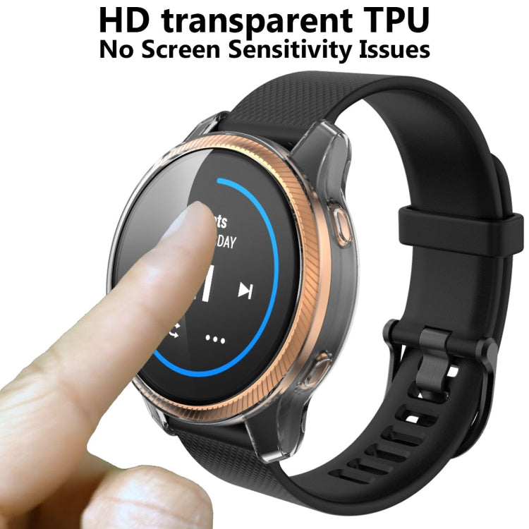 Electroplating Full Coverage TPU Protective Case for Garmin Venu(Transparent)