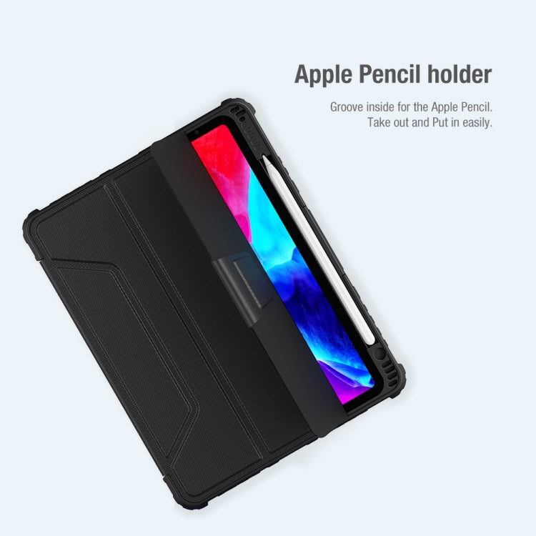 NILLKIN Armoured Pro Flip Cover Leather Case With Stand & Pen Slot & Sleep Function For iPad Air 2022 / 2020 10.9 / Air 4 / Pro 11 inch (2020) - free shipping - PMC Jewellery - Order now!