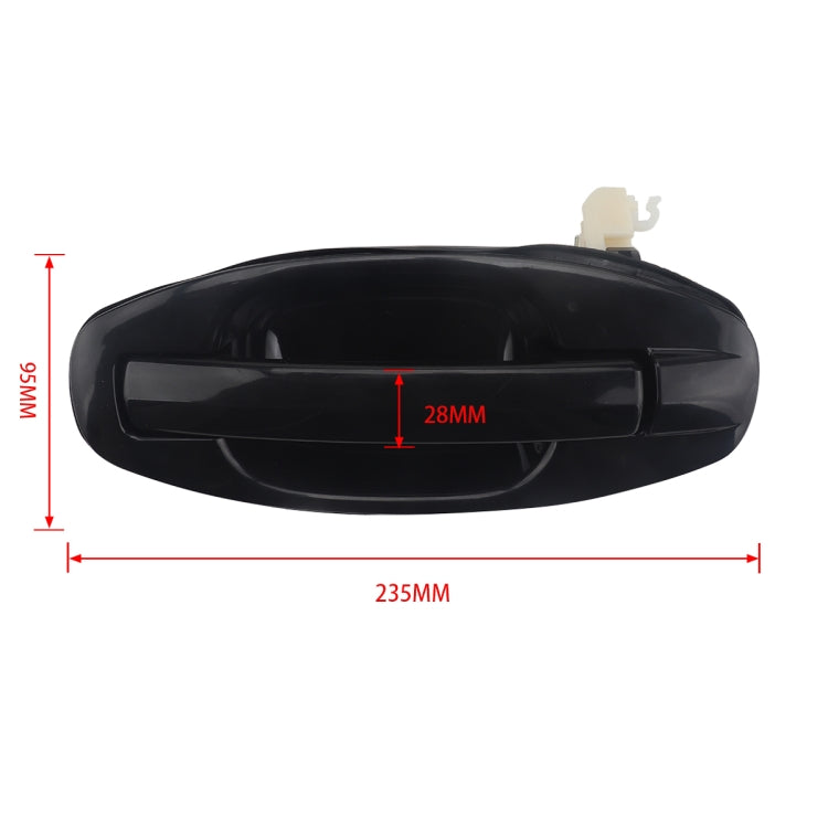A5406-03 Car Rear Left Outside Door Handle 8365026000 for Hyundai Santa Fe 2001-2006 - Door Handles by PMC TechLife | Online Shopping South Africa | PMC TechLife