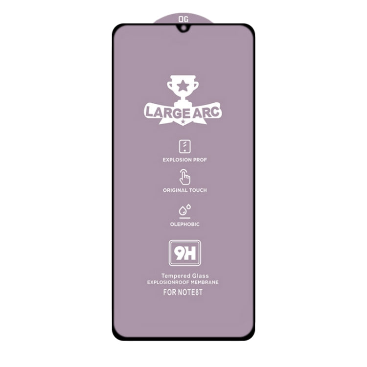 For Xiaomi Redmi 10X 5G 25 PCS 9H HD Large Arc High Alumina Full Screen Tempered Glass Film
