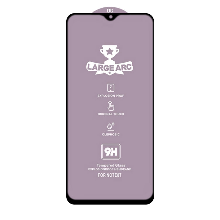 For Xiaomi Redmi 9 Prime 25 PCS 9H HD Large Arc High Alumina Full Screen Tempered Glass Film