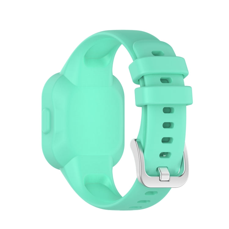 Compatible with Garmin Vivofit JR3 Silicone Pure Color Watch Band(Teal) - Watch Bands by PMC Jewellery | Online Shopping South Africa | PMC Jewellery | Buy Now Pay Later Mobicred