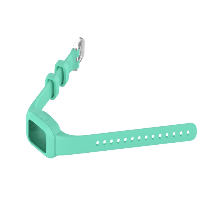 Compatible with Garmin Vivofit JR3 Silicone Pure Color Watch Band(Teal) - Watch Bands by PMC Jewellery | Online Shopping South Africa | PMC Jewellery | Buy Now Pay Later Mobicred
