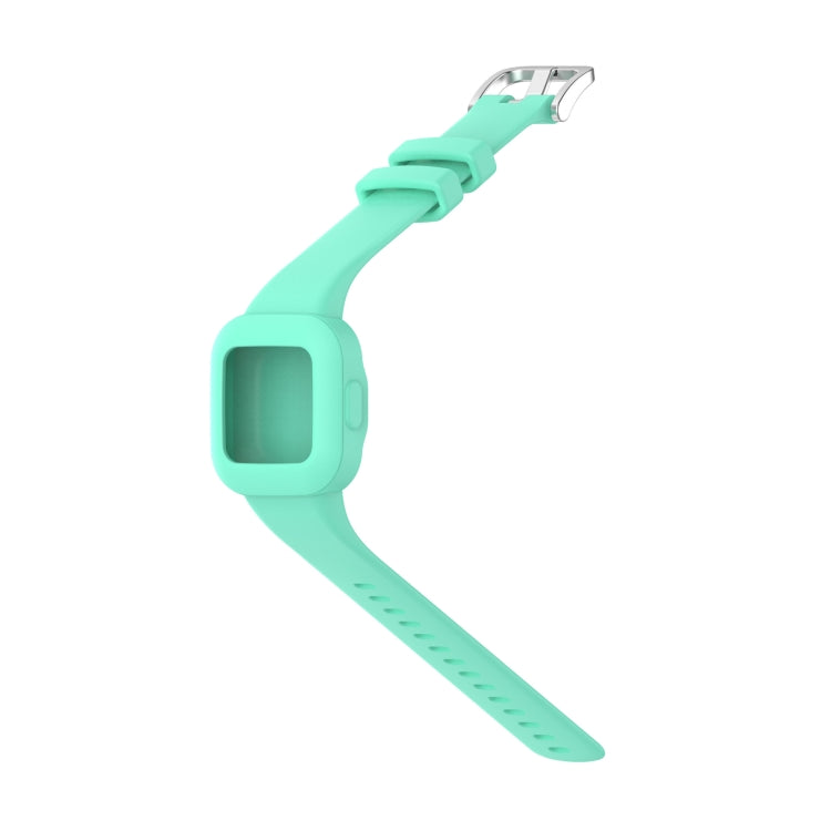 Compatible with Garmin Vivofit JR3 Silicone Pure Color Watch Band(Teal) - Watch Bands by PMC Jewellery | Online Shopping South Africa | PMC Jewellery | Buy Now Pay Later Mobicred