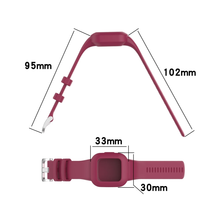 Compatible with Garmin Vivofit JR3 Silicone Pure Color Watch Band(Teal) - Watch Bands by PMC Jewellery | Online Shopping South Africa | PMC Jewellery | Buy Now Pay Later Mobicred