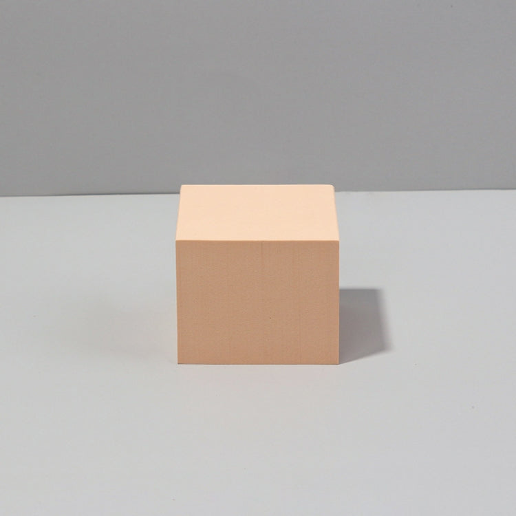 7 x 7 x 6cm Cuboid Geometric Cube Solid Color Photography Photo Background Table Shooting Foam Props(Flesh Color)