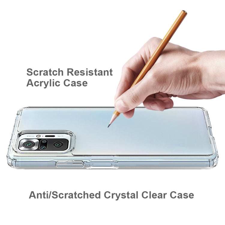 For Xiaomi Redmi Note 10 Pro Shockproof Scratchproof TPU + Acrylic Protective Case(Transparent) - free shipping - PMC TechLife - Order now!