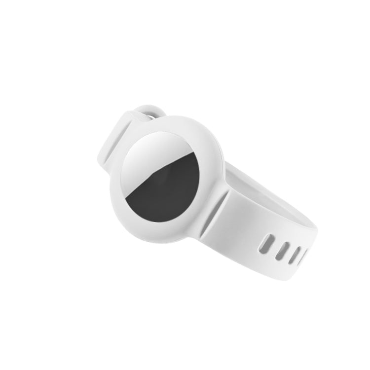 Silicone Anti-scratch Shockproof Protective Cover Soft Case For AirTag(White) - free shipping - PMC Jewellery - Order now!