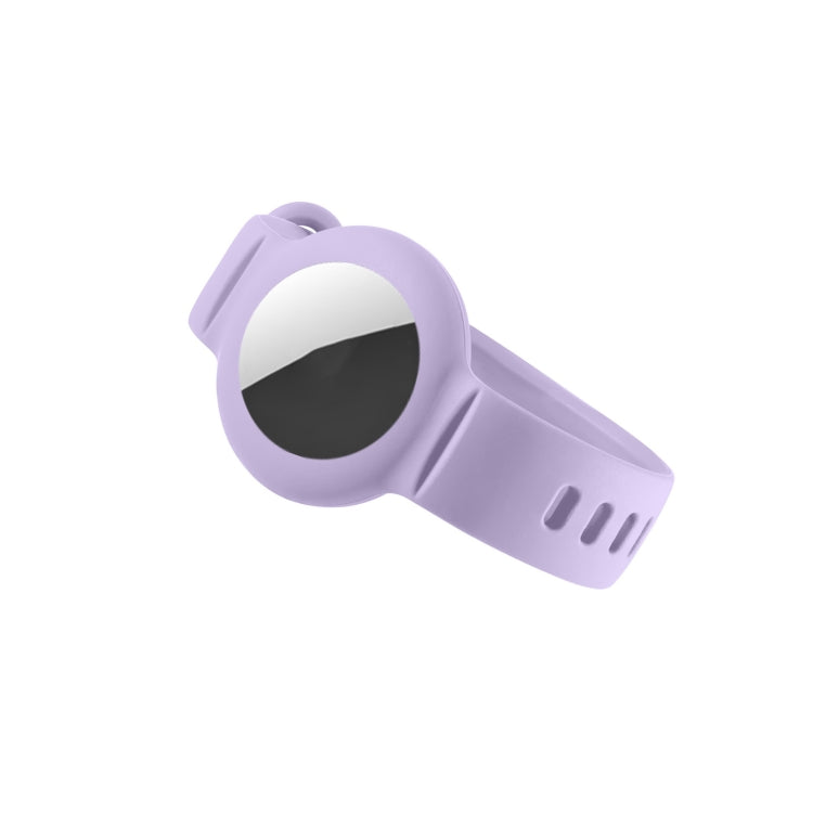 Silicone Anti-scratch Shockproof Protective Cover Soft Case For AirTag(Purple) - free shipping - PMC Jewellery - Order now!