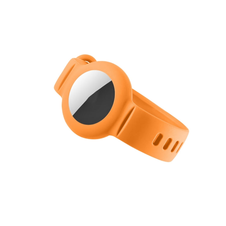 Silicone Anti-scratch Shockproof Protective Cover Soft Case For AirTag(Papaya) - free shipping - PMC Jewellery - Order now!