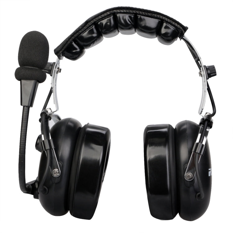RETEVIS EH070K 2 Pin Adjustable Volume Binaural Noise Reduction Headphone Microphone - free shipping - PMC Jewellery - Order now!