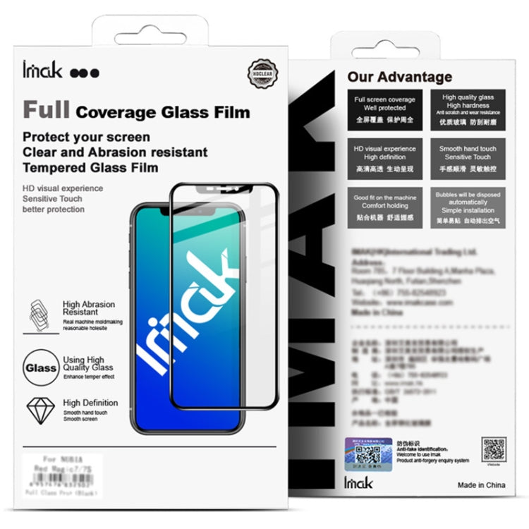 For OPPO F19 Pro / F19 Pro+ 5G / Find X3 Lite IMAK 9H Surface Hardness Full Screen Tempered Glass Film Pro+ Series