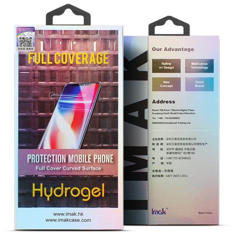 For Asus Zenfone 8 ZS590KS 2 PCS IMAK 0.15mm Curved Full Screen Protector Hydrogel Film Back Protector - ASUS Tempered Glass by imak | Online Shopping South Africa | PMC TechLife | Buy Now Pay Later Mobicred