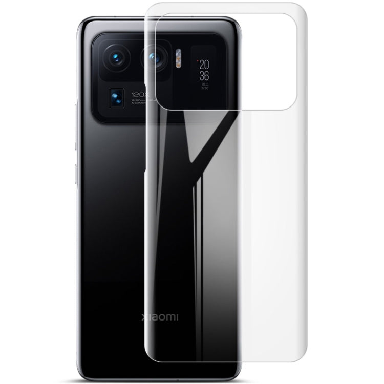 For Xiaomi Mi 11 Ultra 2 PCS IMAK 0.15mm Curved Full Screen Protector Hydrogel Film Back Protector