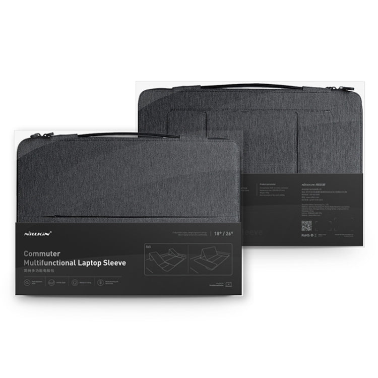 NILLKIN Multifunctional Laptop Storage Bag Handbag with Holder, Classic Version For 16.1 inch and Below Laptop(Black) - free shipping - PMC TechLife - Order now!