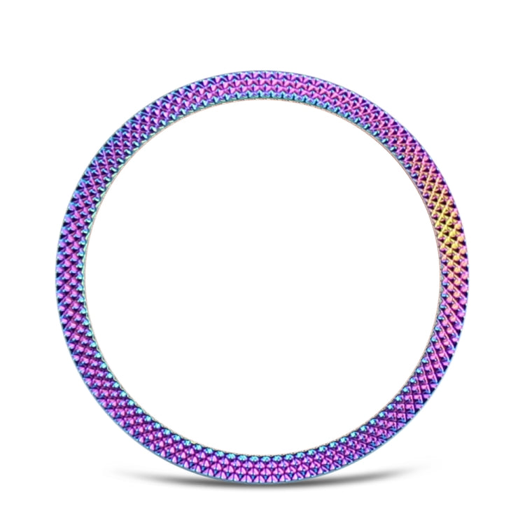 For Samsung Galaxy Watch 3 41mm Smart Watch Rhombus Texture Bezel Ring(Colorful) - Watch Cases by ENKAY