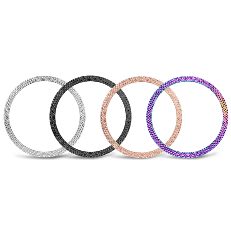 For Samsung Galaxy Watch 3 41mm Smart Watch Rhombus Texture Bezel Ring(Black) - Watch Cases by ENKAY | Online Shopping South Africa | PMC TechLife | Buy Now Pay Later Mobicred