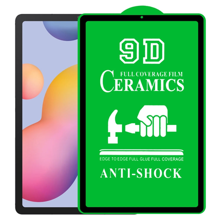 For Samsung Galaxy Tab S6 Lite 10.4 inch P610/P615 9D Full Screen Full Glue Ceramic Film