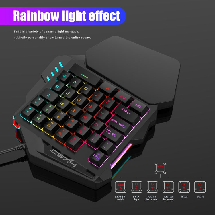 HXSJ V100+J900+P8 One-handed Keyboard + Programming Gaming Mouse + Keyboard Mouse Converter Set - free shipping - PMC TechLife - Order now!