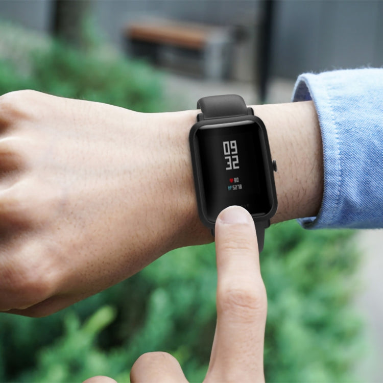 20mm For Amazfit GTS4 / GTS4 mini / GTS3 Universal Inner Back Buckle Perforation Silicone Watch Band(Grey) - Watch Bands by MIJOBS | Online Shopping South Africa | PMC Jewellery | Buy Now Pay Later Mobicred