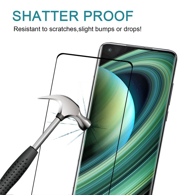 For Xiaomi Mi 10 Ultra 25 PCS 3D Curved Edge Full Screen Tempered Glass Film(Black)