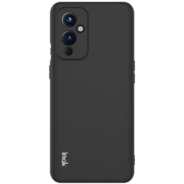 For OnePlus 9 5G European American Version IMAK UC-3 Series Shockproof Frosted TPU Protective Case(Black)