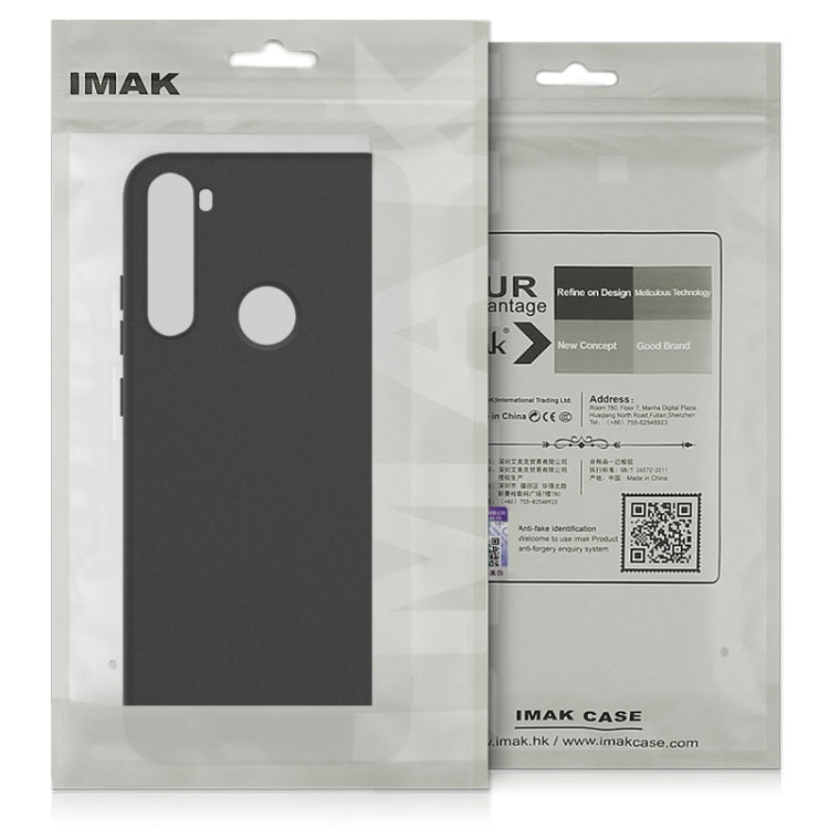 For OnePlus 9 5G European American Version IMAK UC-3 Series Shockproof Frosted TPU Protective Case(Black)