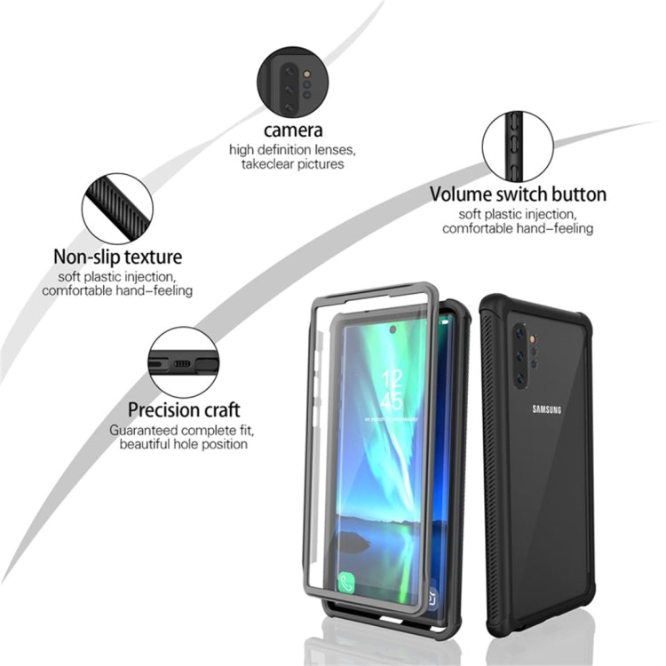 For Galaxy Note 10+ RedPepper Shockproof Scratchproof Dust-proof PC + TPU Protective Case(Black) - Galaxy Phone Cases by RedPepper | Online Shopping South Africa | PMC Jewellery | Buy Now Pay Later Mobicred