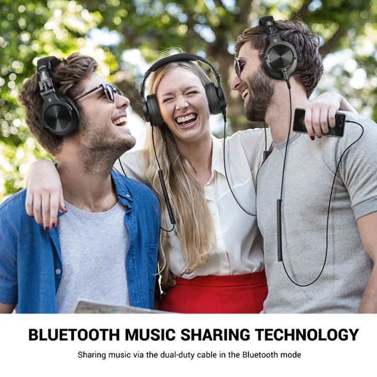 OneOdio A70 Black Red Head-mounted Wireless Bluetooth Stereo Headset