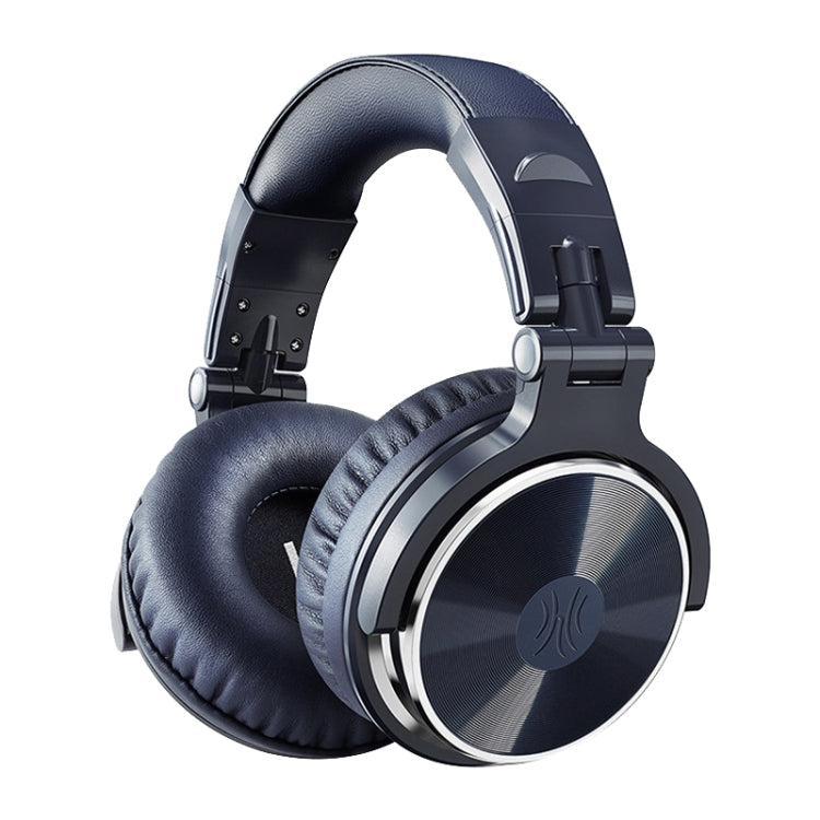 OneOdio Pro-10 Head-mounted Noise Reduction Wired Headphone with Microphone, Color:Blue - free shipping - PMC Jewellery - Order now!
