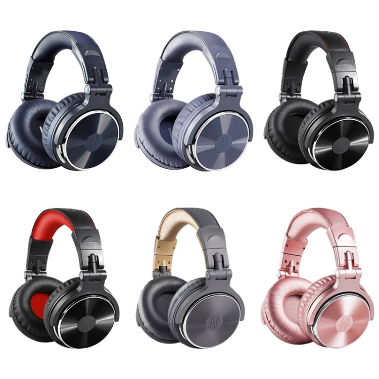 OneOdio Pro-10 Head-mounted Noise Reduction Wired Headphone with Microphone, Color:Rose Gold - free shipping - PMC Jewellery - Order now!