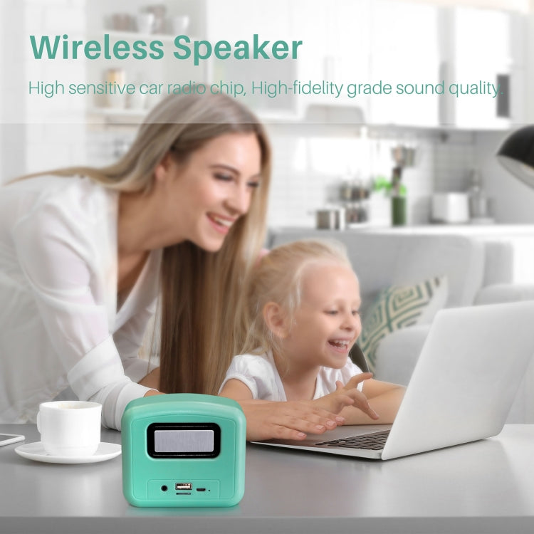 New Rixing NR-101 Mini TWS Bluetooth Speaker(Bright Green) - Desktop Speaker by NewRixing | Online Shopping South Africa | PMC Jewellery | Buy Now Pay Later Mobicred