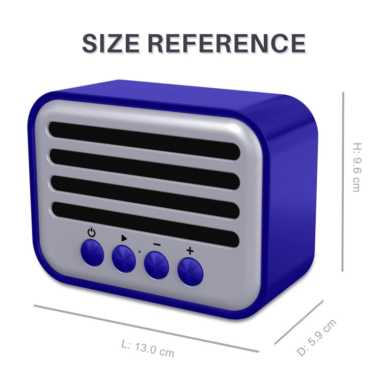 New Rixing NR-102 Mini TWS Bluetooth Speaker(Red)