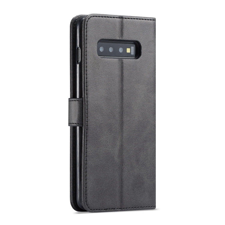 For Galaxy S10 LC.IMEEKE Calf Texture Horizontal Flip Leather Case, with Holder & Card Slots & Wallet(Black) - free shipping - PMC Jewellery - Order now!