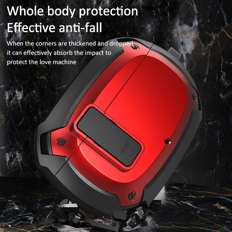 Bumblebee Armor Earphone Protective Case with Switch & Hook For Beats Studio Buds(Black + Yellow)