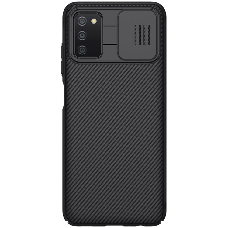 For Samsung Galaxy A03s / A037G NILLKIN Black Mirror Series PC Camshield Full Coverage Dust-proof Scratch Resistant Case(Black)