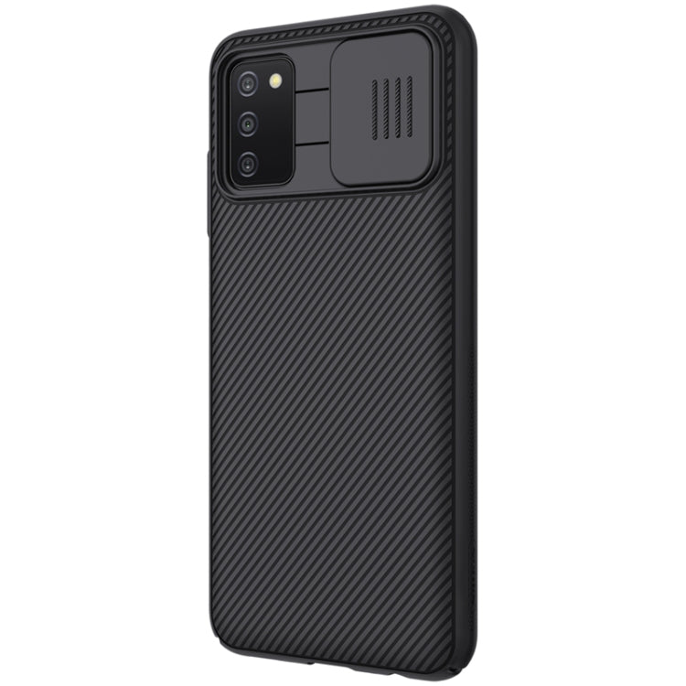 For Samsung Galaxy A03s / A037G NILLKIN Black Mirror Series PC Camshield Full Coverage Dust-proof Scratch Resistant Case(Black)