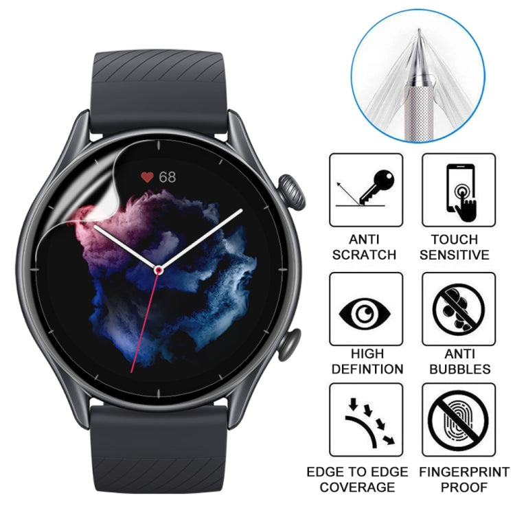 Curved 3D Composite Material Soft Film Screen Protector For Amazfit GTR 3 - Screen Protector by ENKAY | Online Shopping South Africa | PMC Jewellery | Buy Now Pay Later Mobicred
