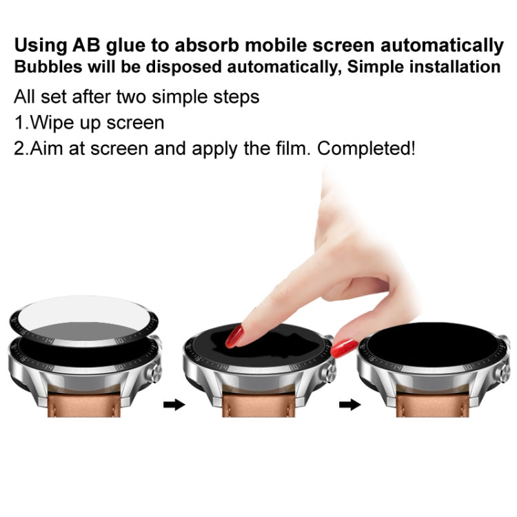 For Amazfit GTR 3 Pro IMAK Plexiglass HD Watch Protective Film - Screen Protector by ENKAY | Online Shopping South Africa | PMC Jewellery | Buy Now Pay Later Mobicred