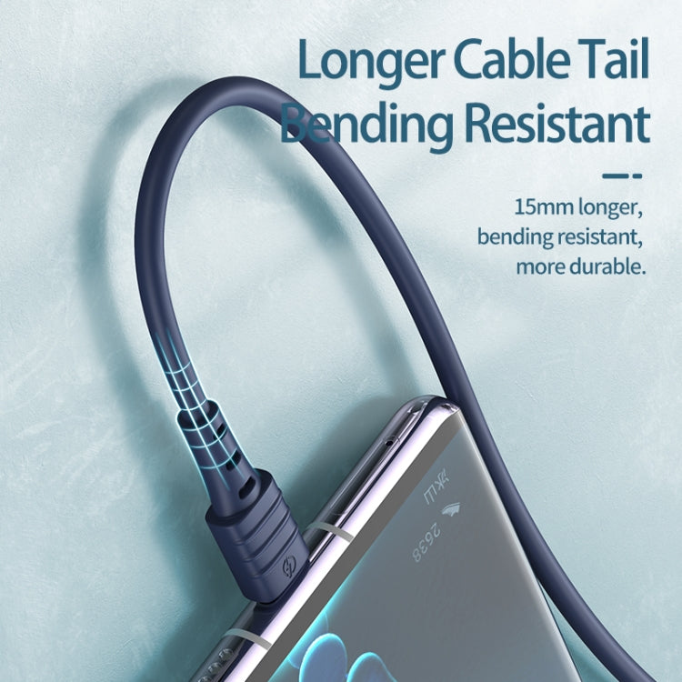 REMAX RC-179m 2.4A Micro USB High Elastic TPE Fast Charging Data Cable, Length: 1m(White)