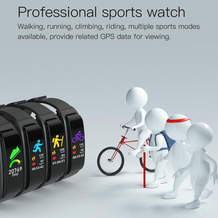 JAKCOM F2 1.28 inch TFT Color Screen Bluetooth Earphone Smart Watch, Support Sleep Monitoring / Heart Rate Monitoring / Bluetooth Call / NFC Function(Black) - free shipping - PMC Jewellery - Order now!
