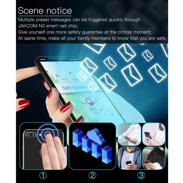 JAKCOM N3 Smart Nail Chip - Smart Rings / Smart Telephones by JAKCOM | Online Shopping South Africa | PMC Jewellery | Buy Now Pay Later Mobicred