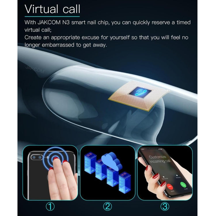 JAKCOM N3 Smart Nail Chip - Smart Rings / Smart Telephones by JAKCOM | Online Shopping South Africa | PMC Jewellery | Buy Now Pay Later Mobicred
