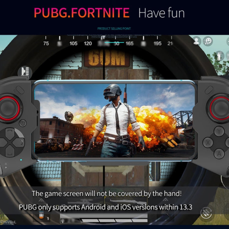 MOCUTE 060 Stretch Dual Joystick Bluetooth Gamepad For Android & iOS(Red+Blue) - Controller Gamepad by PMC TechLife | Online Shopping South Africa | PMC TechLife