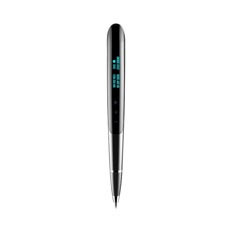 Q9 AI Intelligent High-definition Noise Reduction Conference Recording Pen Voice Control Recorder, Capacity:4GB(Black)