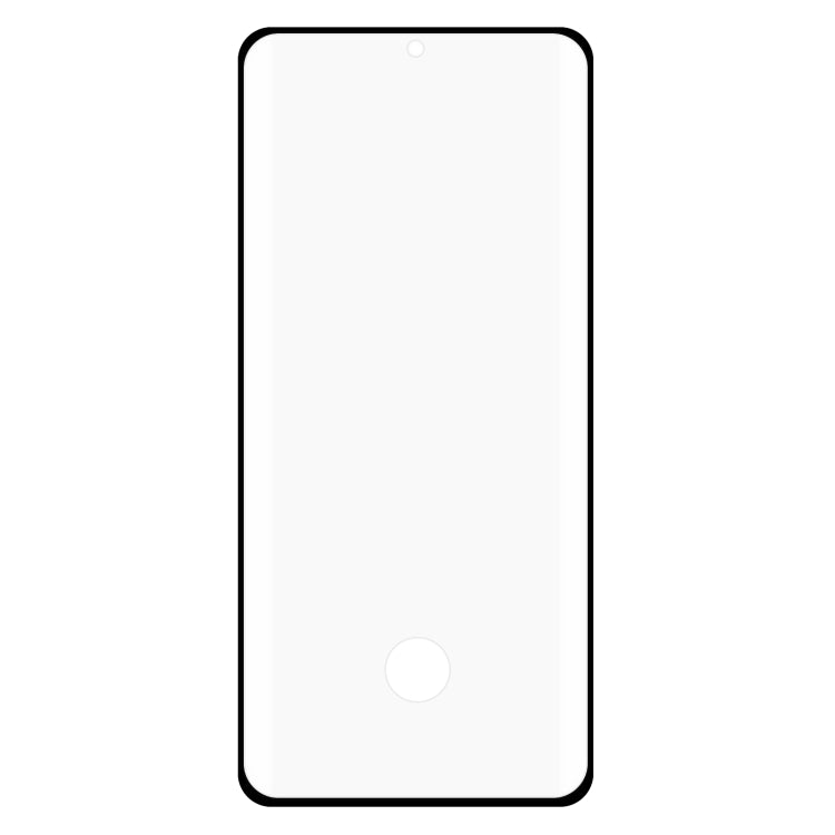 For Samsung Galaxy S22 Ultra 5G Edge Glue 3D Curved Edge Full Screen Tempered Glass Film(Black)