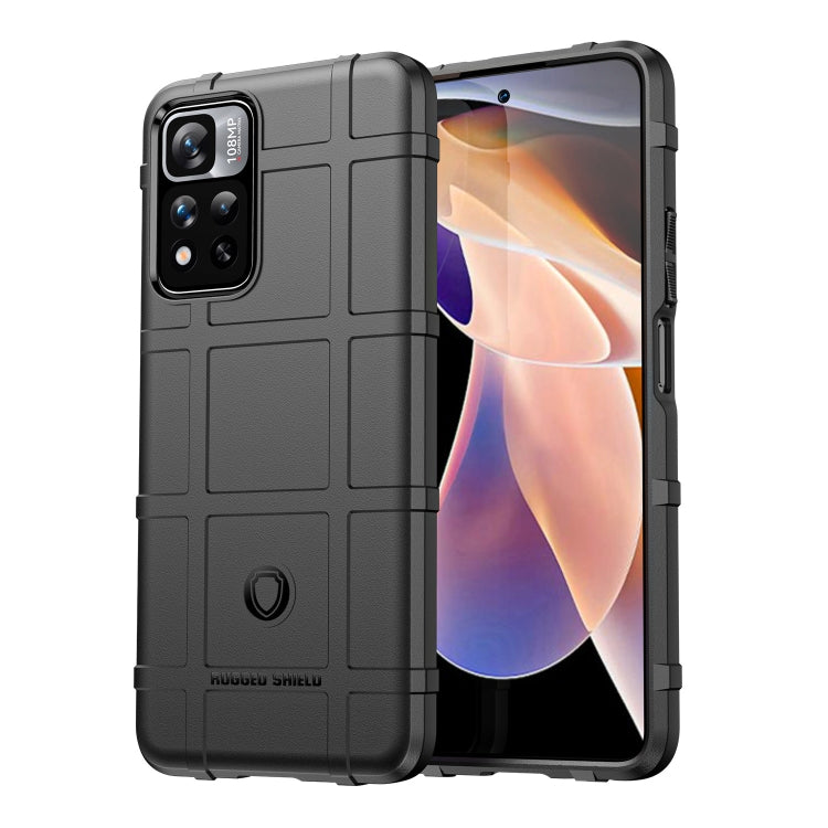 For Xiaomi Redmi Note 11 Pro 5G / Note 11 Pro+ 5G / Poco X4 NFC 5G Domestic Version Full Coverage Shockproof TPU Phone Case(Black)